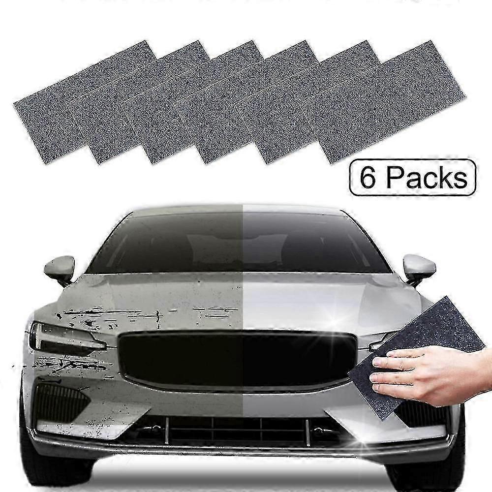 2025 6 stk Nano Sparkle Klud Bil Ridse Reparation Klud Nano Magisk Klud Til Bil