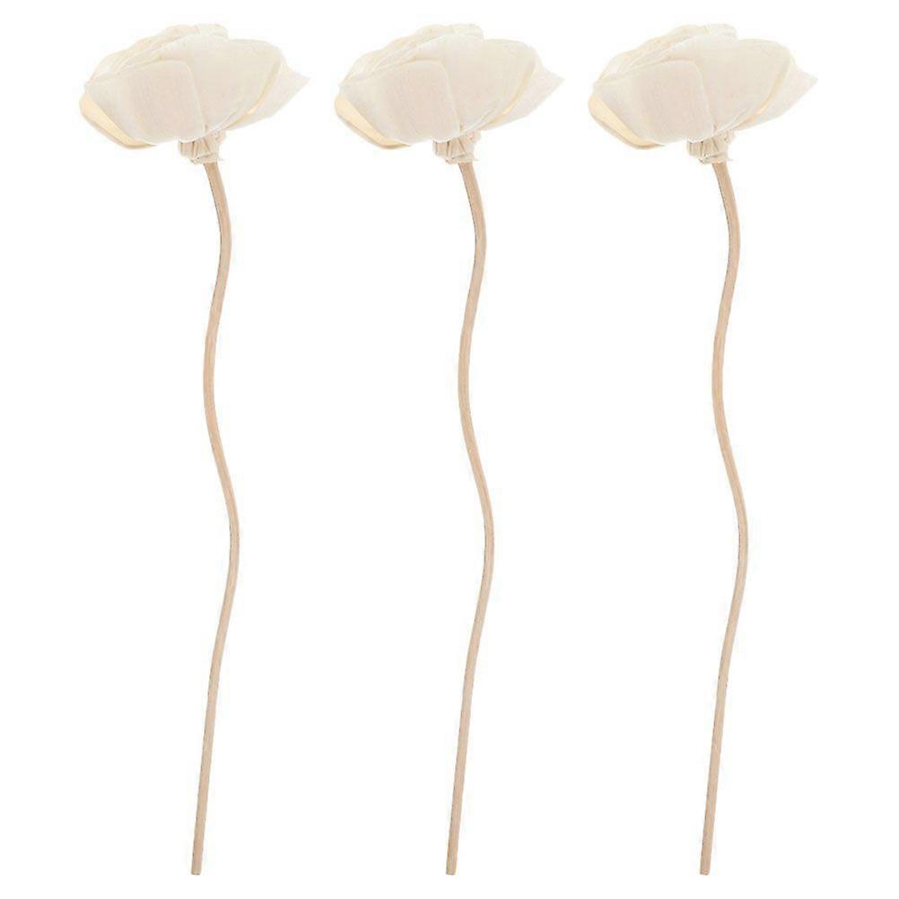 3pcs Aroma Dried Flower Diffuser Sticks Essential Oil Diffuser Aromatherapy Wooden Sticks