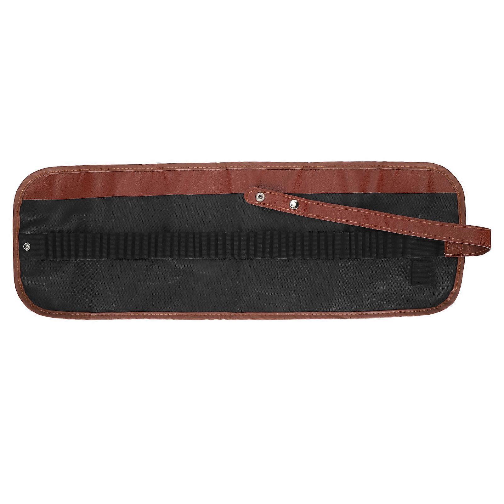 Pencil Rollable/Foldable Pouch Pen Storage Organizer Wrap Holder for School/Office