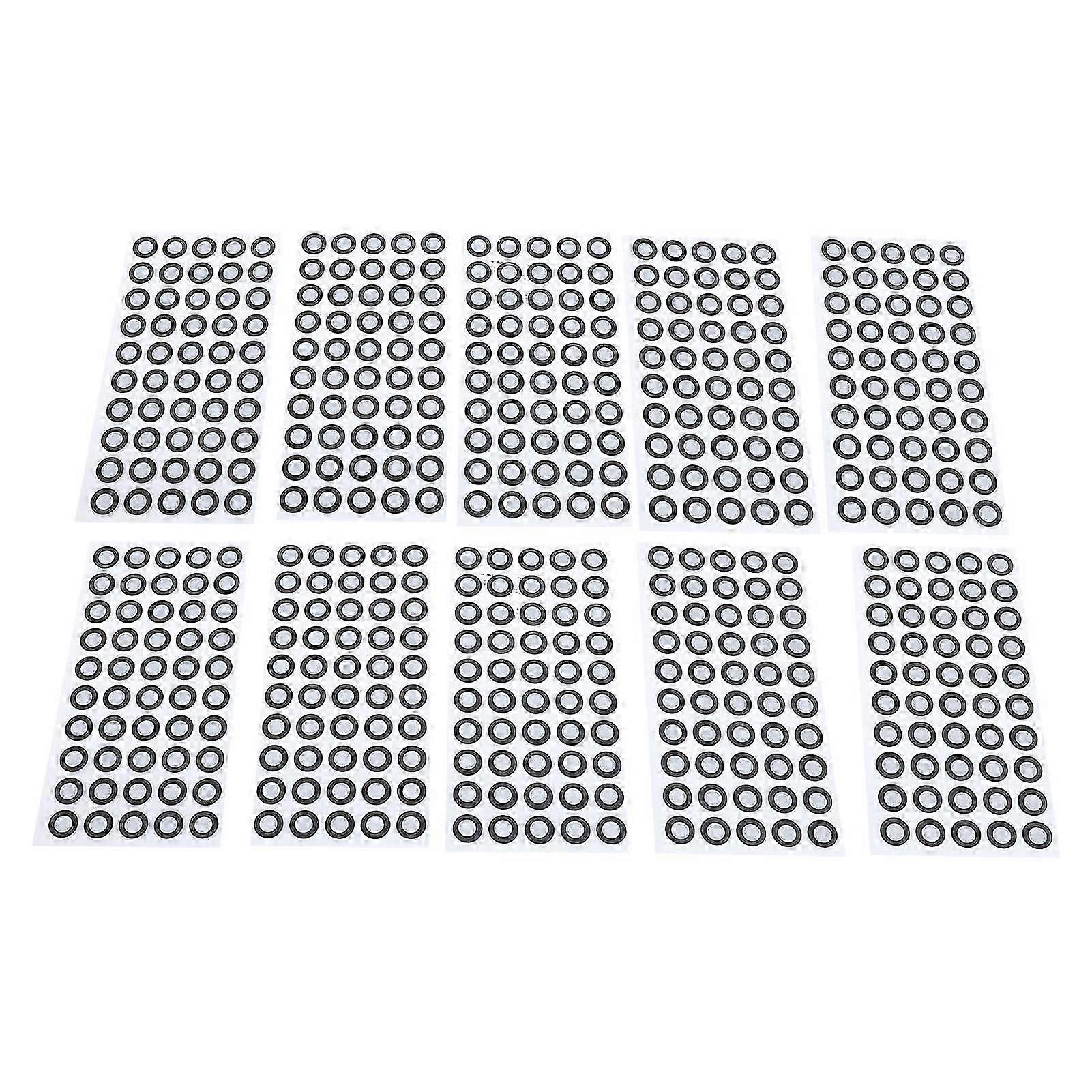 500 Pcs 3D Scanning Markers 6mm ID 10mm OD Diffuse Reflection Tracking Dots