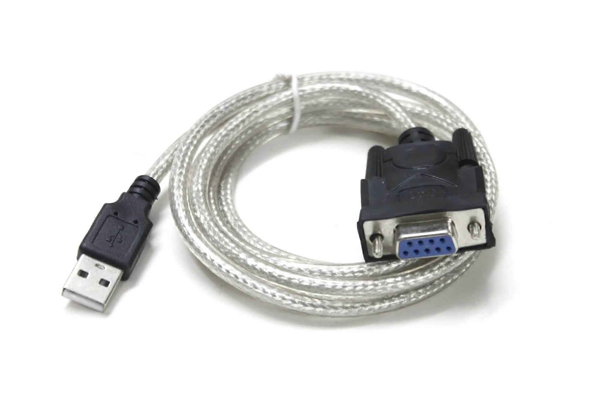USB 2.0 Serial Cable To RS232 DB9 Female PL2303 Chip Windows 11/10/8/7 Linux Compatible Cashier Register Modem