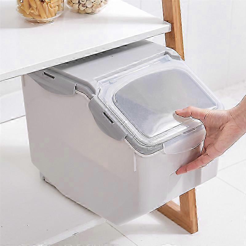 15Kg Rice Storage Box Dispenser Cereals Storage Jar
