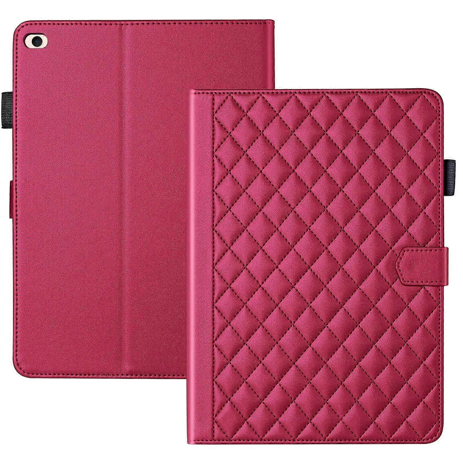 Rhombus Lattice Leather Smart Tablet Case