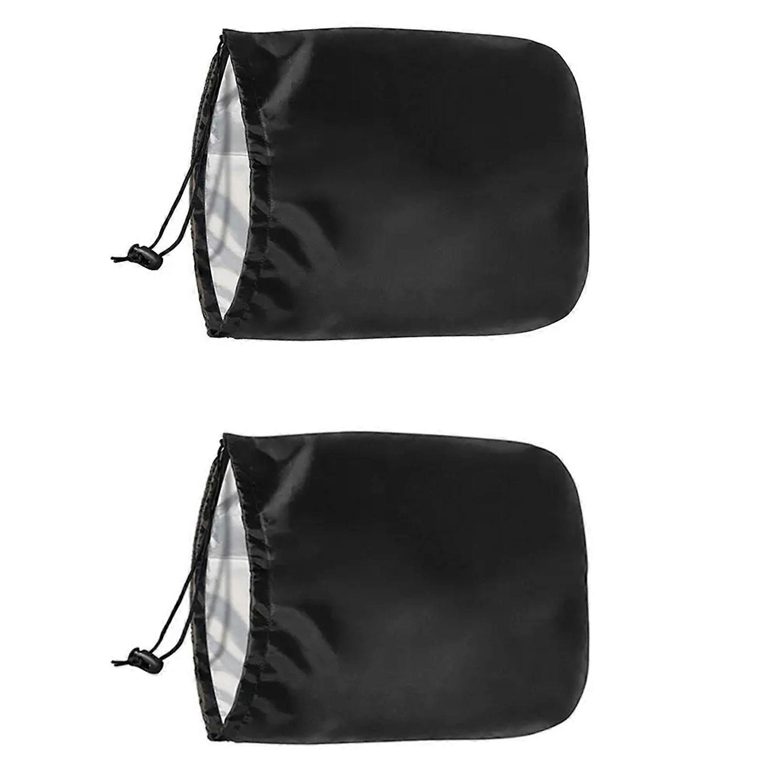 Water-repellent Car Side Mirror Covers Long-lasting And All-weather Repellent Rearview Mirror Protective Covers Compatible For All Vehicles
