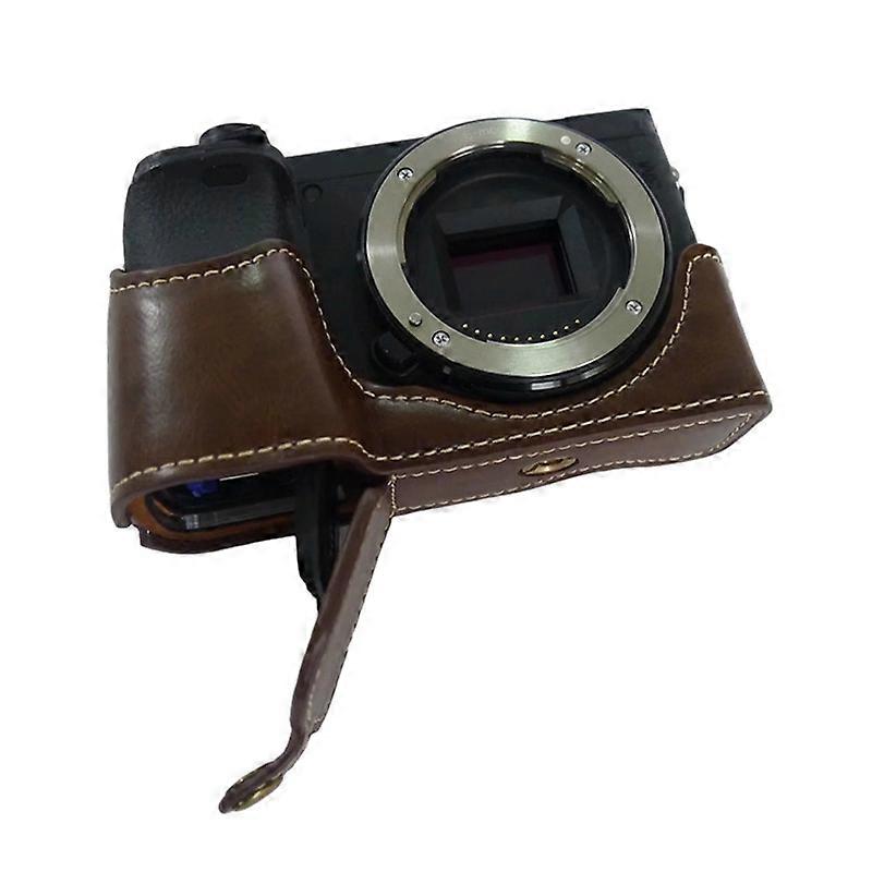 For Sony A6400/A6300/A6000 Camera Protective Half Body Cover Bottom Case with Battery Opening