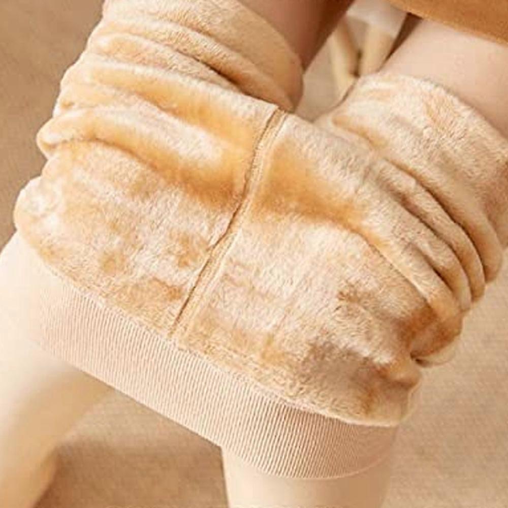 Blickdichte Thermo-Winterstrumpfhose für Damen mit Fleecefutter