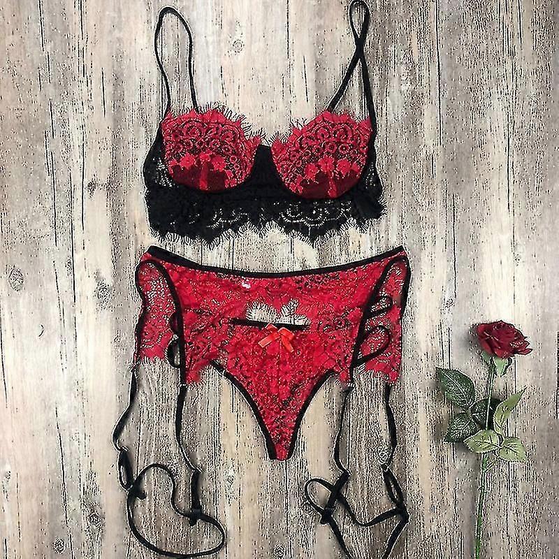 المرأة مثير الرباط أعلى حمالة الصدر G-سلاسل سيور مع الرباط حزام الملابس الداخلية الملابس الداخلية مجموعة ملابس نوم عالية الجودة