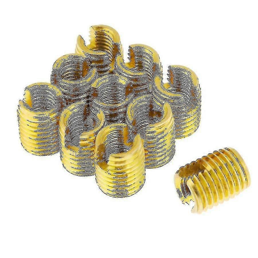10pcs M8 X M5 X 10mm Self Tapping Insert Nuts For Thread Repairing