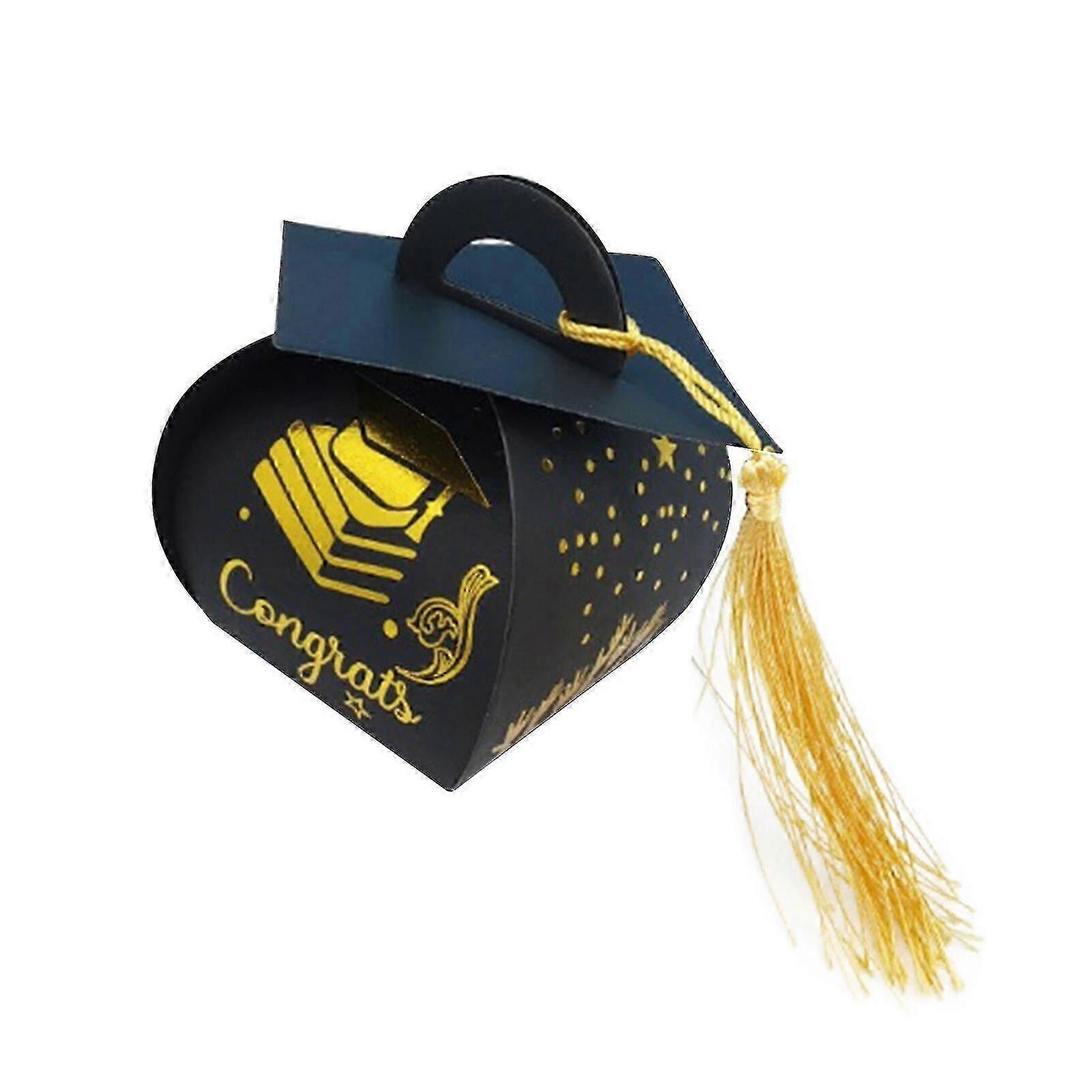 الساخنة التخرج كاب هدية مربع، صناديق حلوى التخرج حزب صالح 50pcs