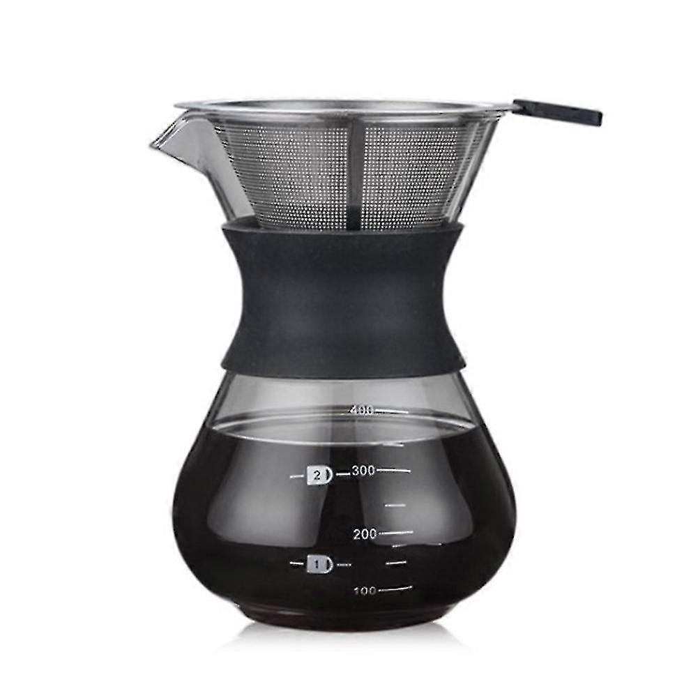 Home Pour Over Brewer -drip Maker Pot,400ml