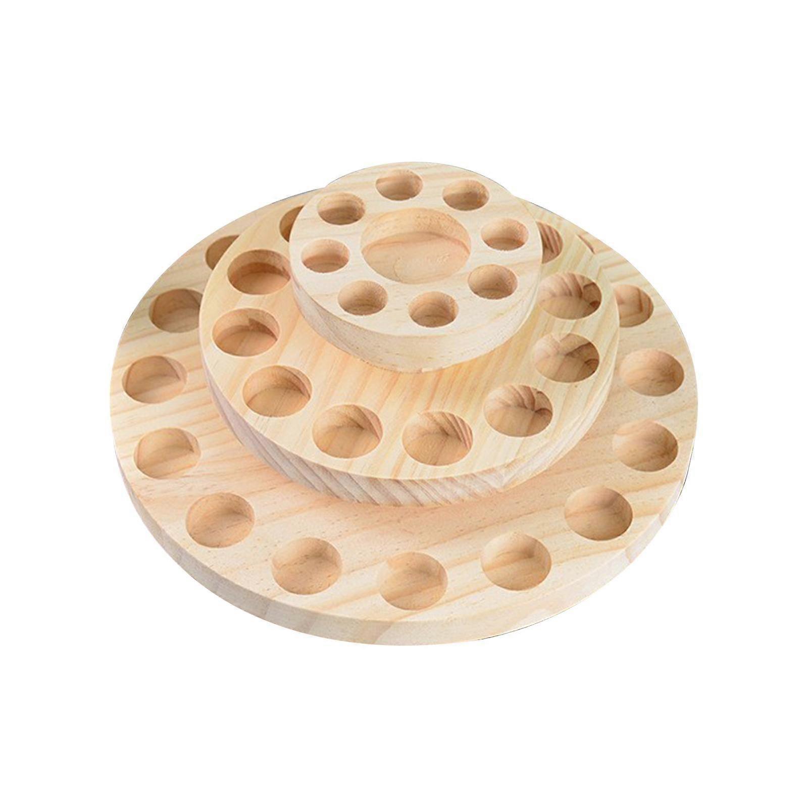 מארגן אחסון מתלה לאחסון שמן אתרי מארגן עץ קופסת מתנה שולחן בושם מעמד