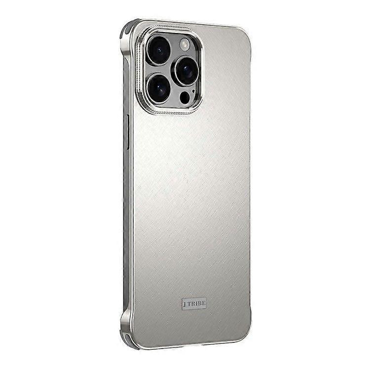For iPhone 16 Pro Case PC + Silicone + Alloy Matte Phone Cover