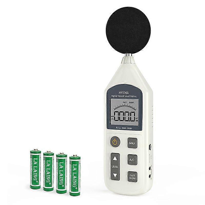 Sound Level Meter Noise Neter 30-130dB High Precision Handheld Noise Tester With Digital LCD Display