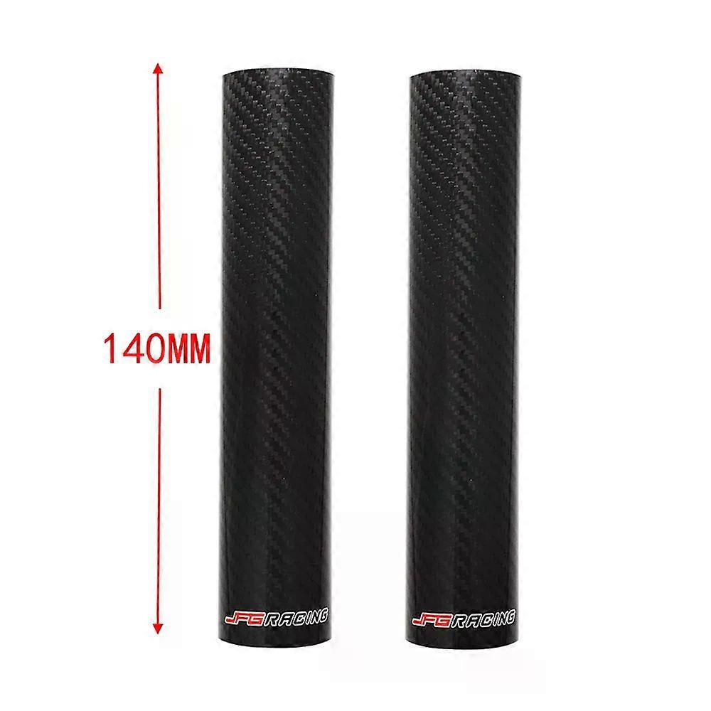 Motorcycle Carbon Fiber Adjustable Front Fork Shock Guard Protector compatible for YAMAHA KTM HONDA On/Off Road Pit Dirt Bike