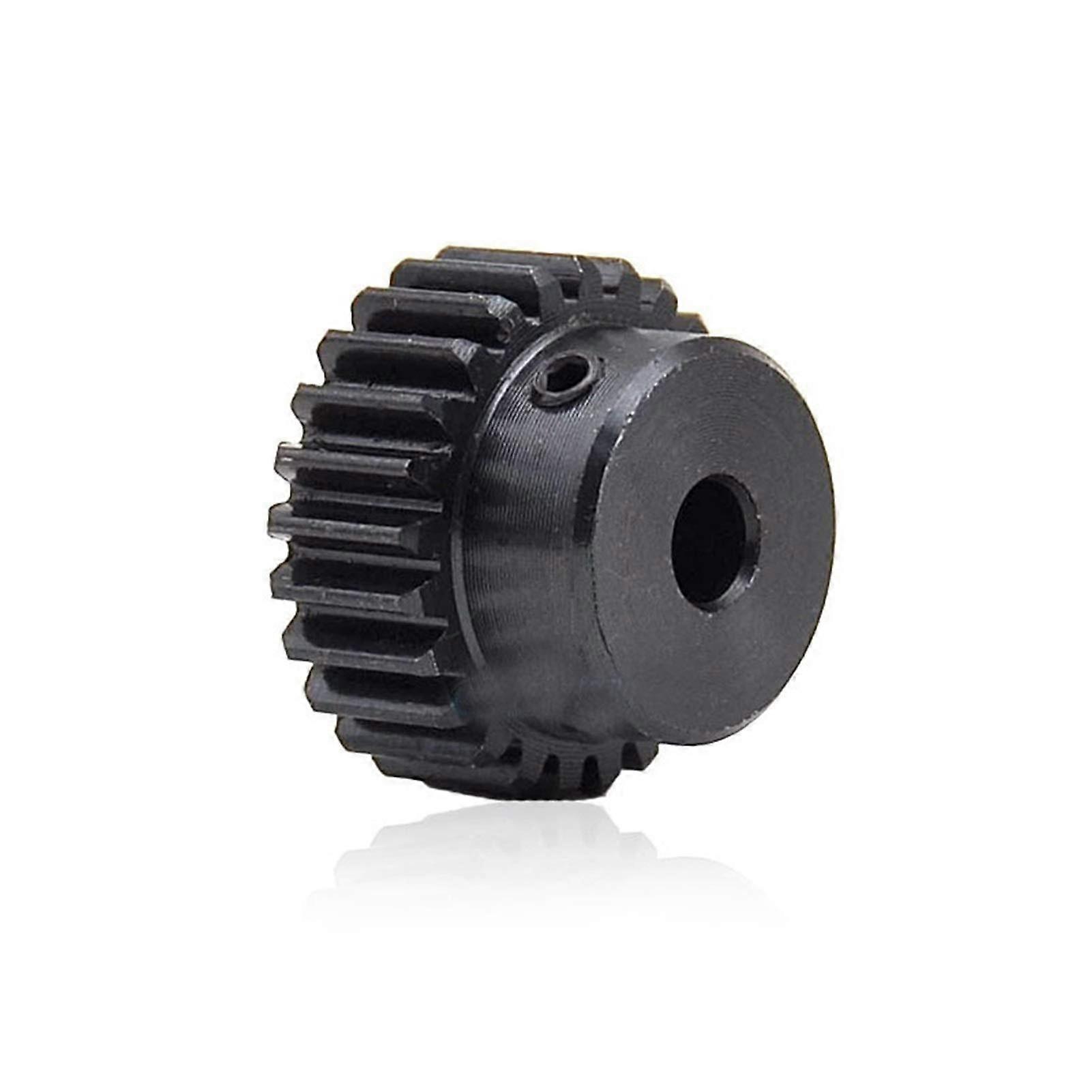 1M18T 1 Mod 18 Teeth Metal Spur Gear with 8mm Inner Hole for Motor Boss Compatibility - Rack Sizes 4/5/6/7/8/10