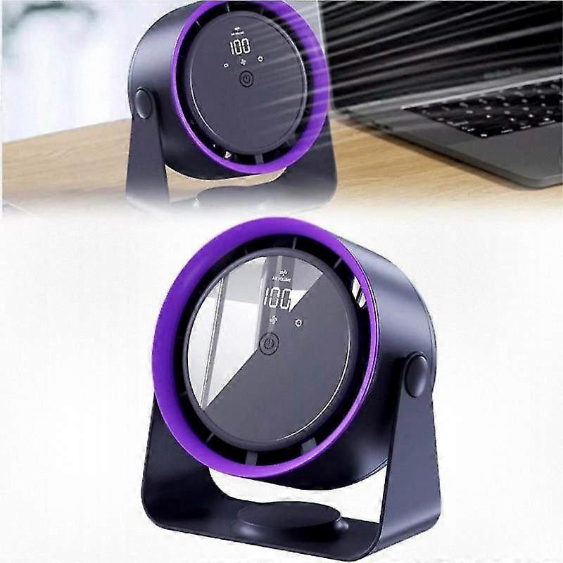 Bladeless Desktop Fan with Wall Mount Option for Cooling and Air Circulation
