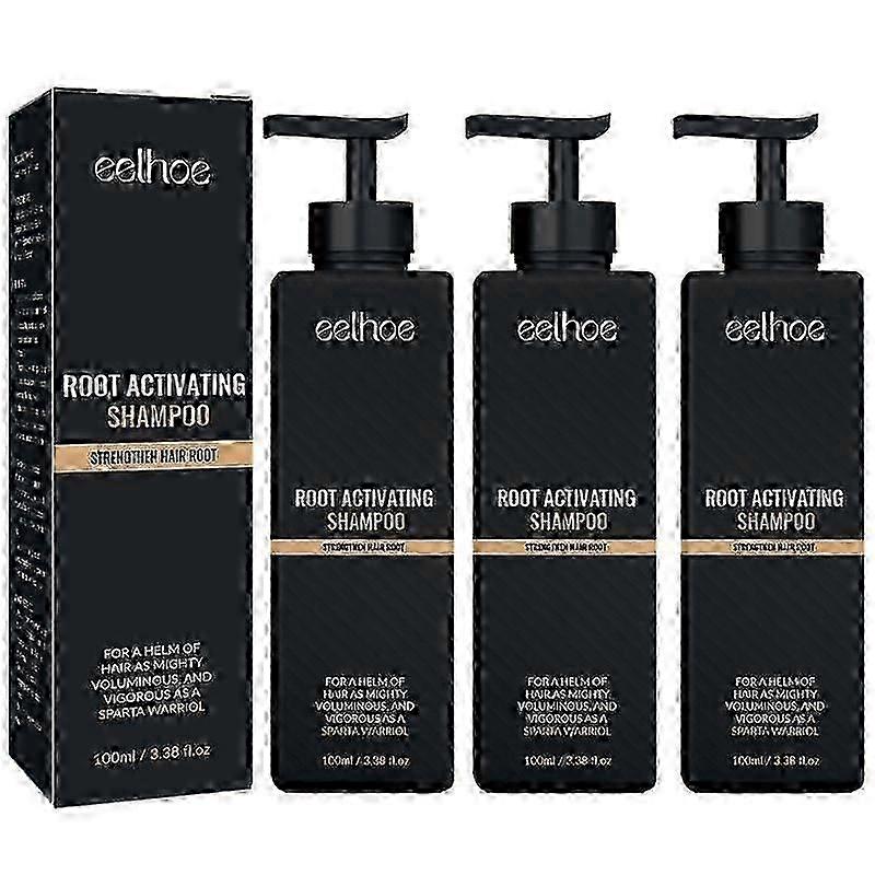 3 قطع شامبو سبارتان ، شامبو منشط جذر سبارتان ، شامبو طبيعي للشعر