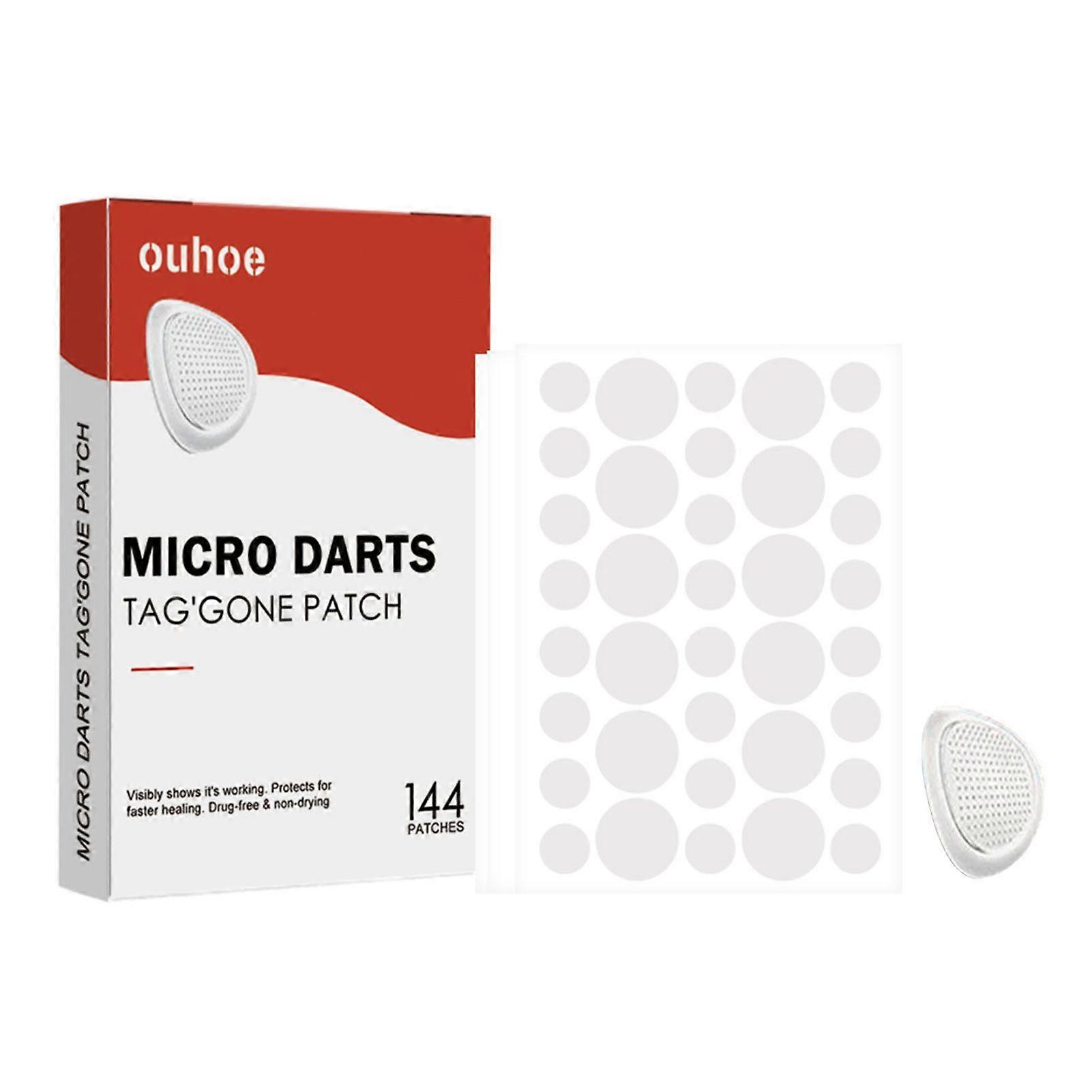 Microdarts Tag'Gone Patch, Ouhoe Effortless Microdarts Tag-Gone Patches