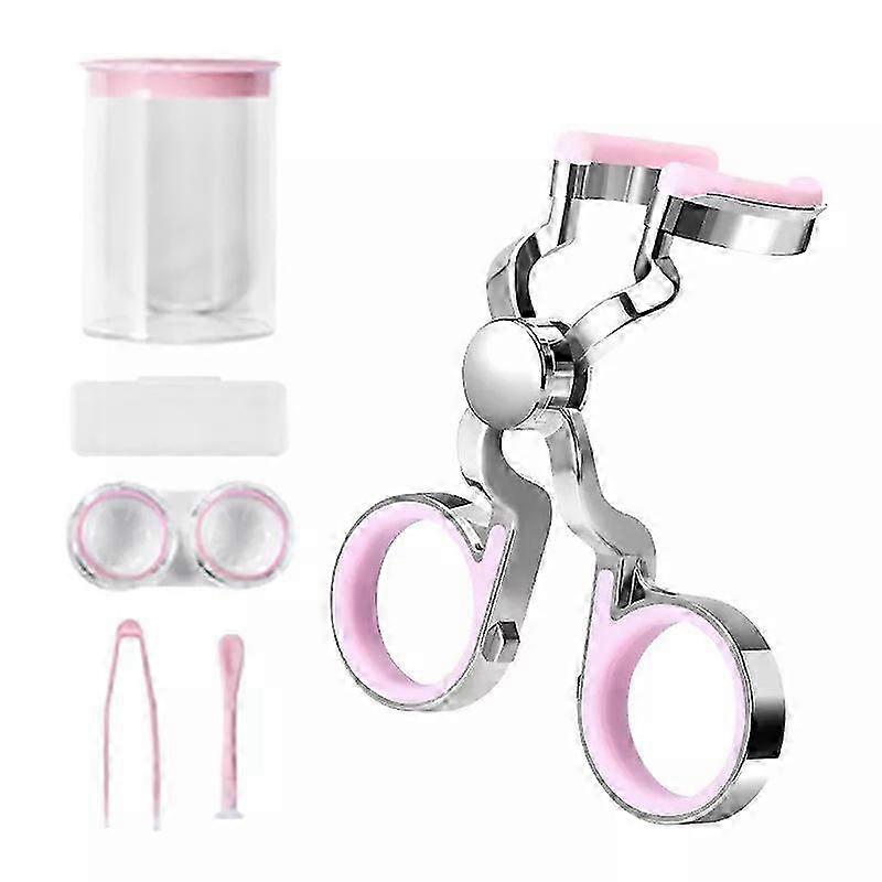 2025 Contact Lens Applicator Tool, Contact Lens Wearing Aid Tool with Contact Lens Case, Sucker+Tweezer with Soft Tip, Travel Set