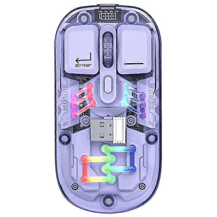 Rechargeable Computer Mouse Wireless Dual-Mode Mouse for Gaming Office Work