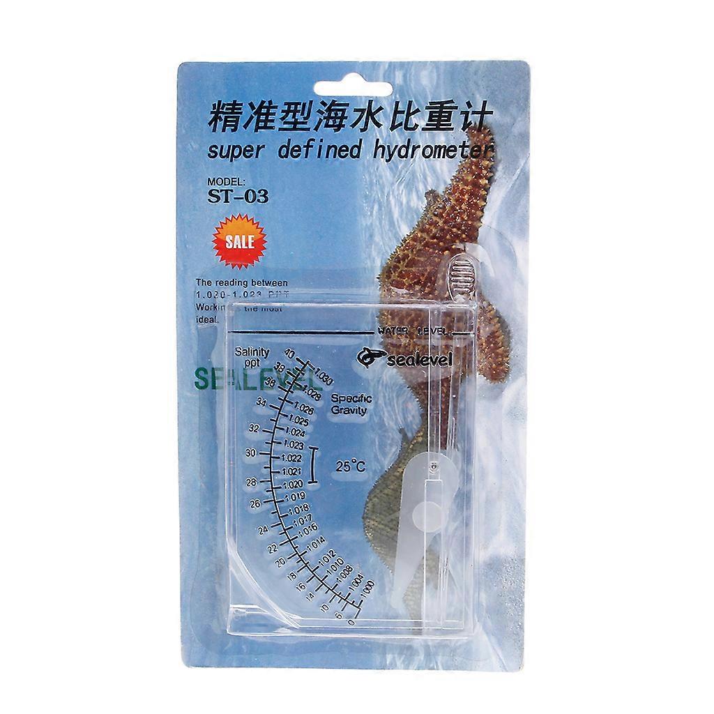 Accurate Hydrometer Salinity Meter Perfect for Testing Both Salinity and Specific Gravity for Aquarium Fish for Tank
