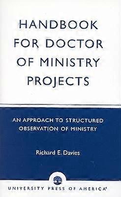 Handbook for Doctor of Ministry Projects