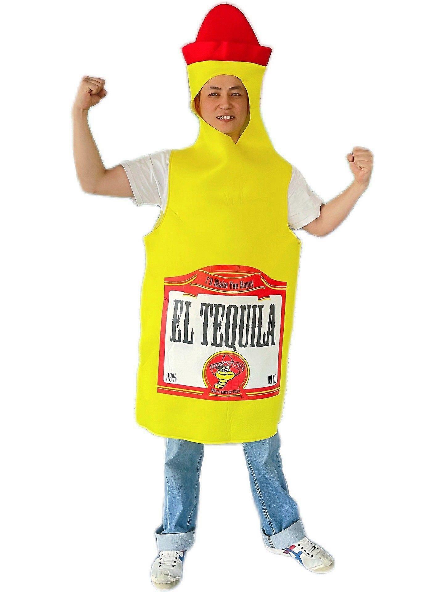 Tequila Flasche Kostüm für Erwachsene Einzigartiges Design für Festivals, Partys & Alltag