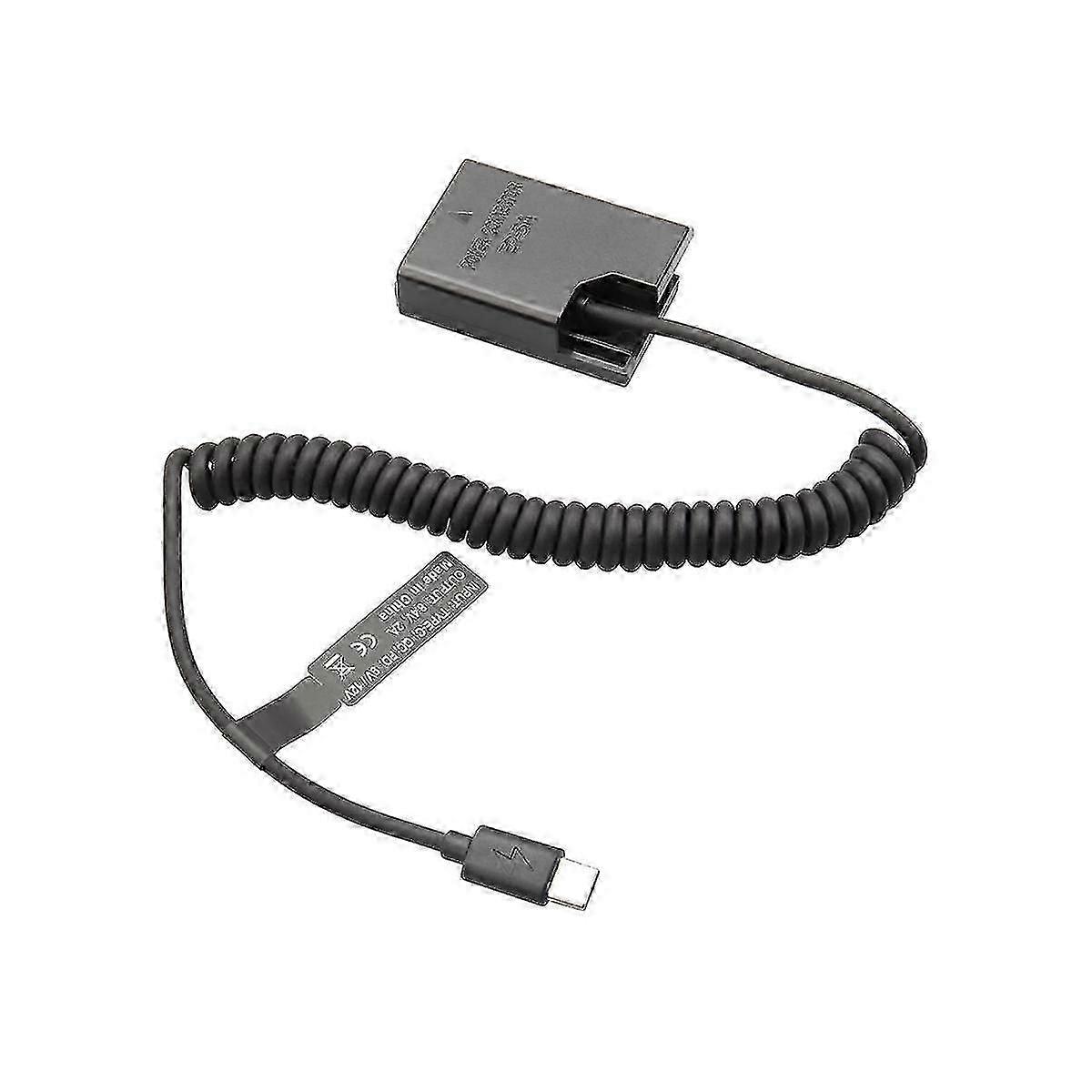 El14 Dummy Coupler Battery Type-c Spring Cable For D3100 D3500 D5100 D5200 D5300 D5600 P7000 P7100