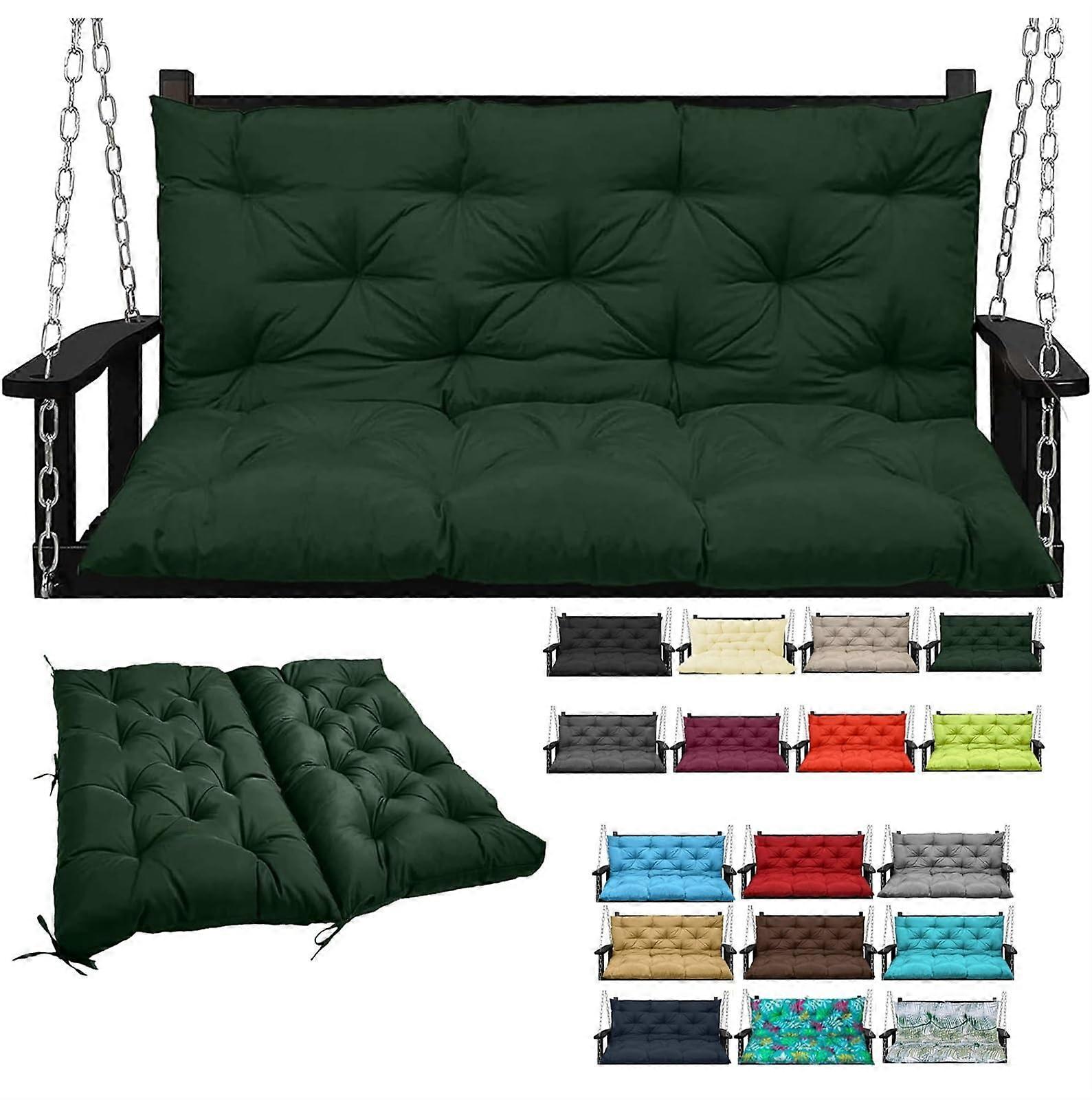 Replacement cushion for 23seater, swing seat, with backrest and straps, waterproof, swing chair cushion for garden, backyard