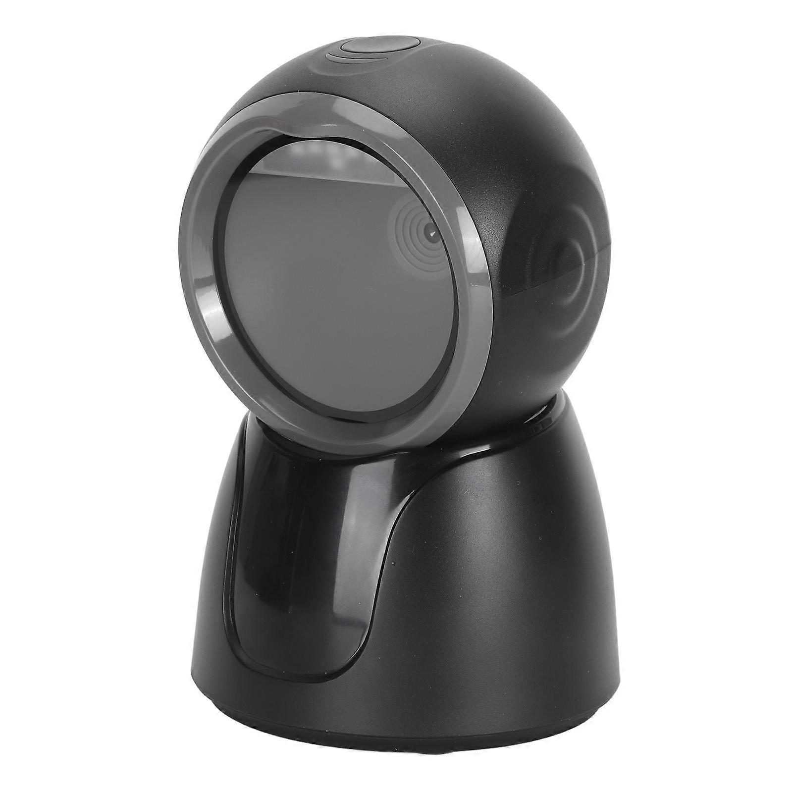 1D 2D QR Desktop Barcode Scanner Wireless Bluetooth 2.4G Wired USB Omnidirectional Handfree Automatic USB Barcode Reader Scanner
