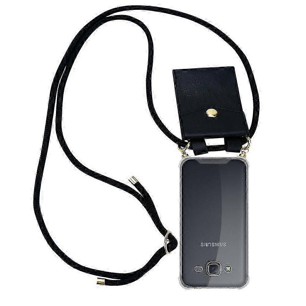 Mobile Phone Chain for Compatible Smartphones Silicone Protective Case - Cord with Elegant Golden Elements