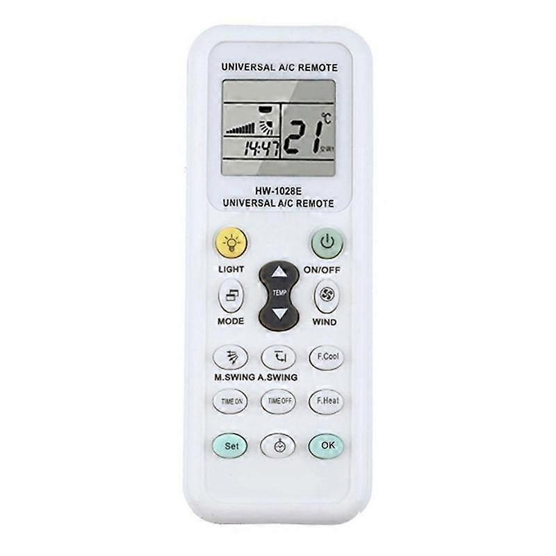 White (A) K-1028E $ English version K-1028E Universal air conditioner remote control for most air conditioners