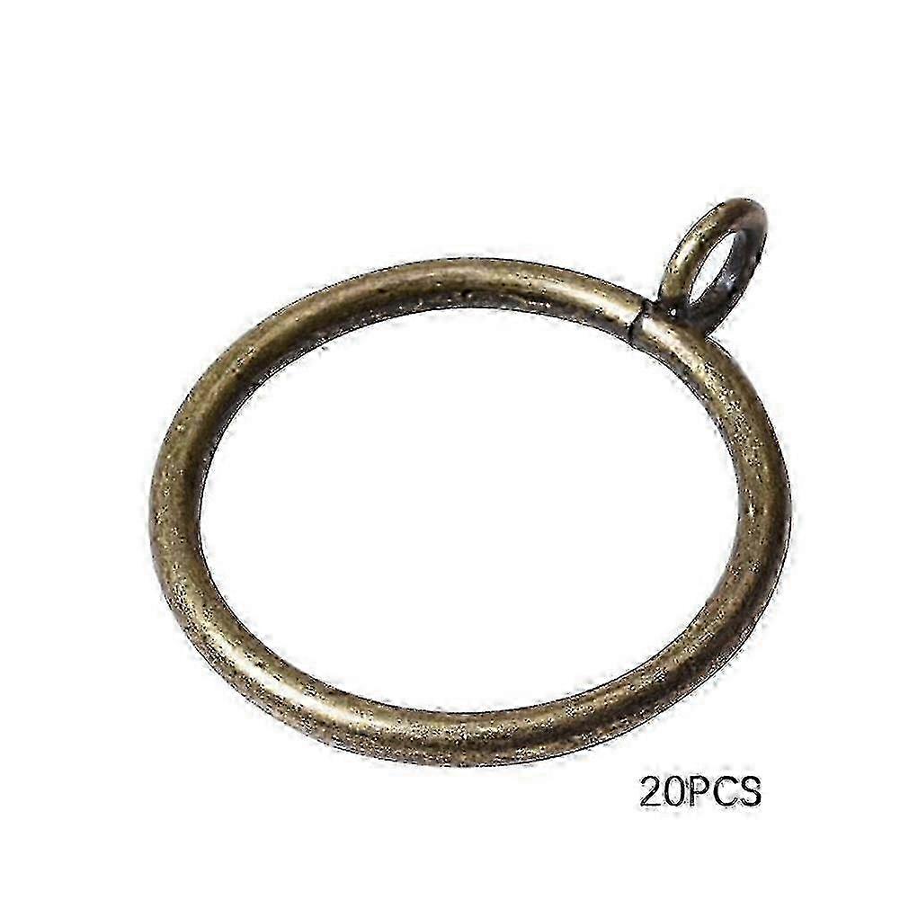 38mmアンティーク真鍮メタルアイレットカーテンリング - キッチン寝室用20個