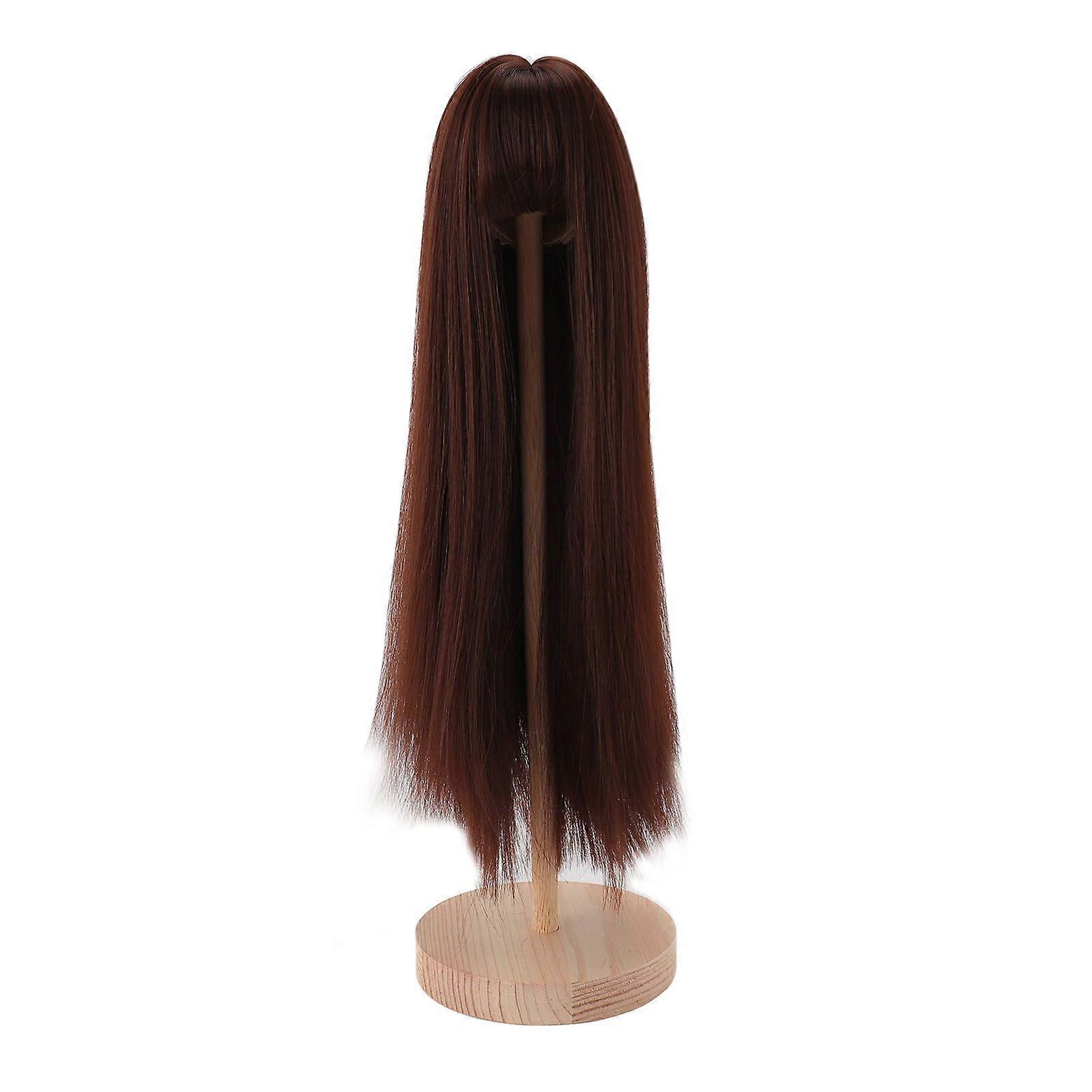 2025 Latest Model 1/4 Doll Wig for 7 To 8in Doll DIY Simulated Scalp High