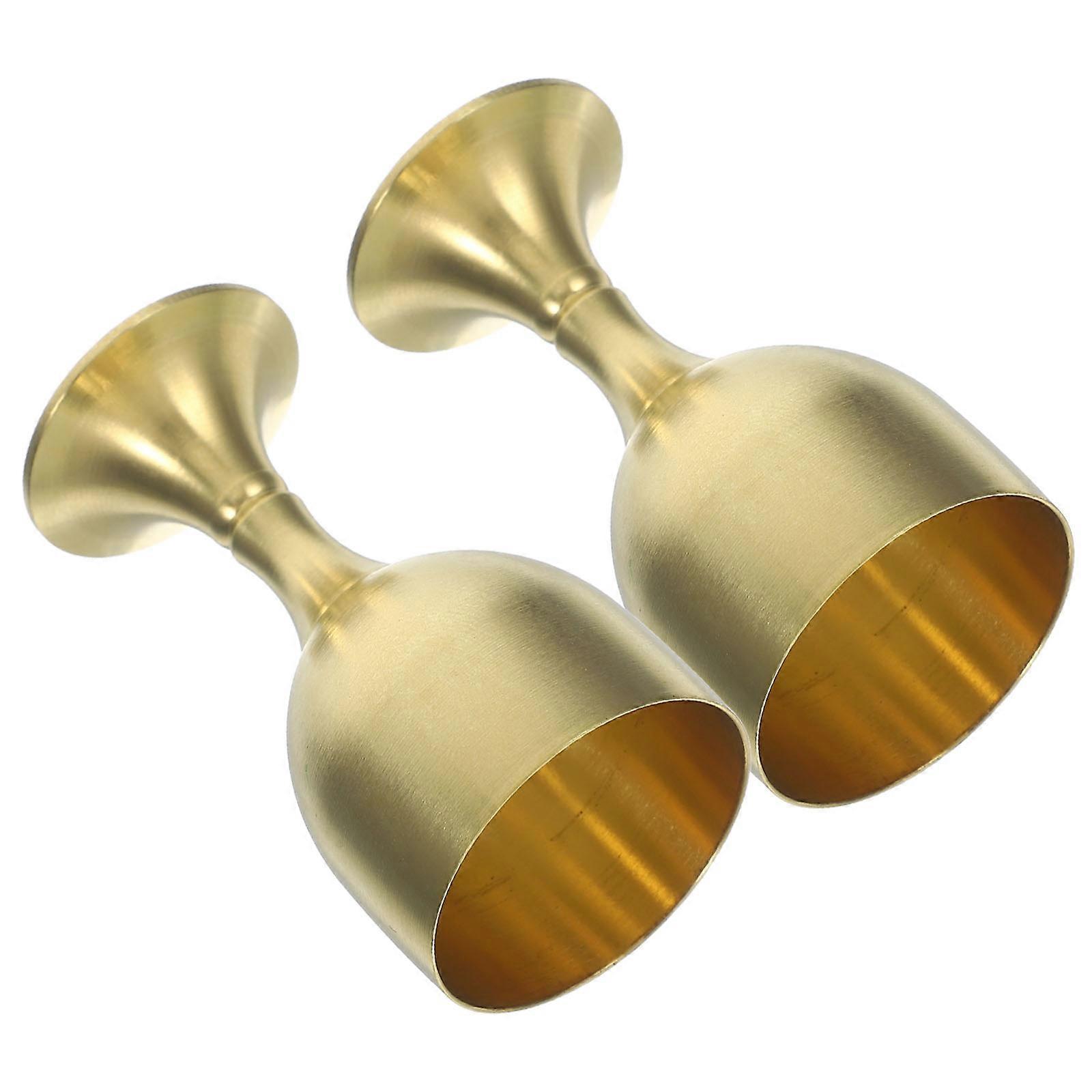 Copper Alloy Water Cup, Durability, Great for Home or Temple