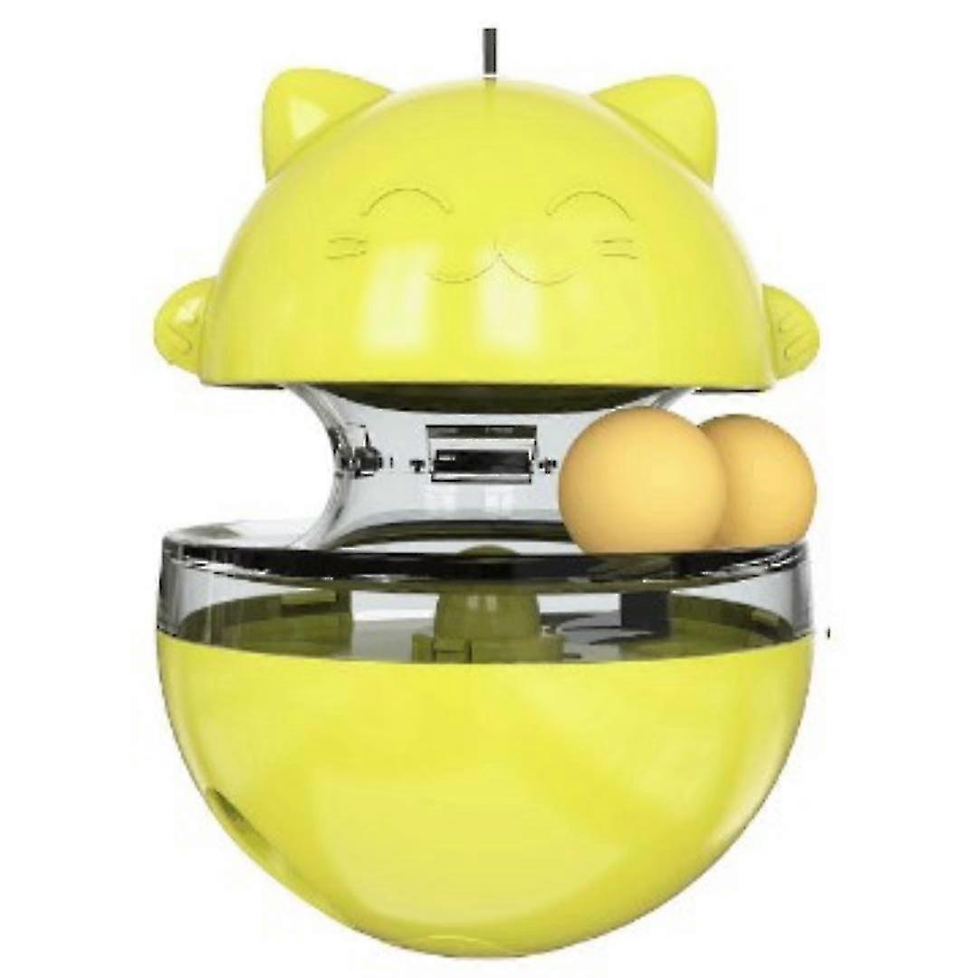 Rolling Ball Slow Feeder Dispenser Cat Toy 2025