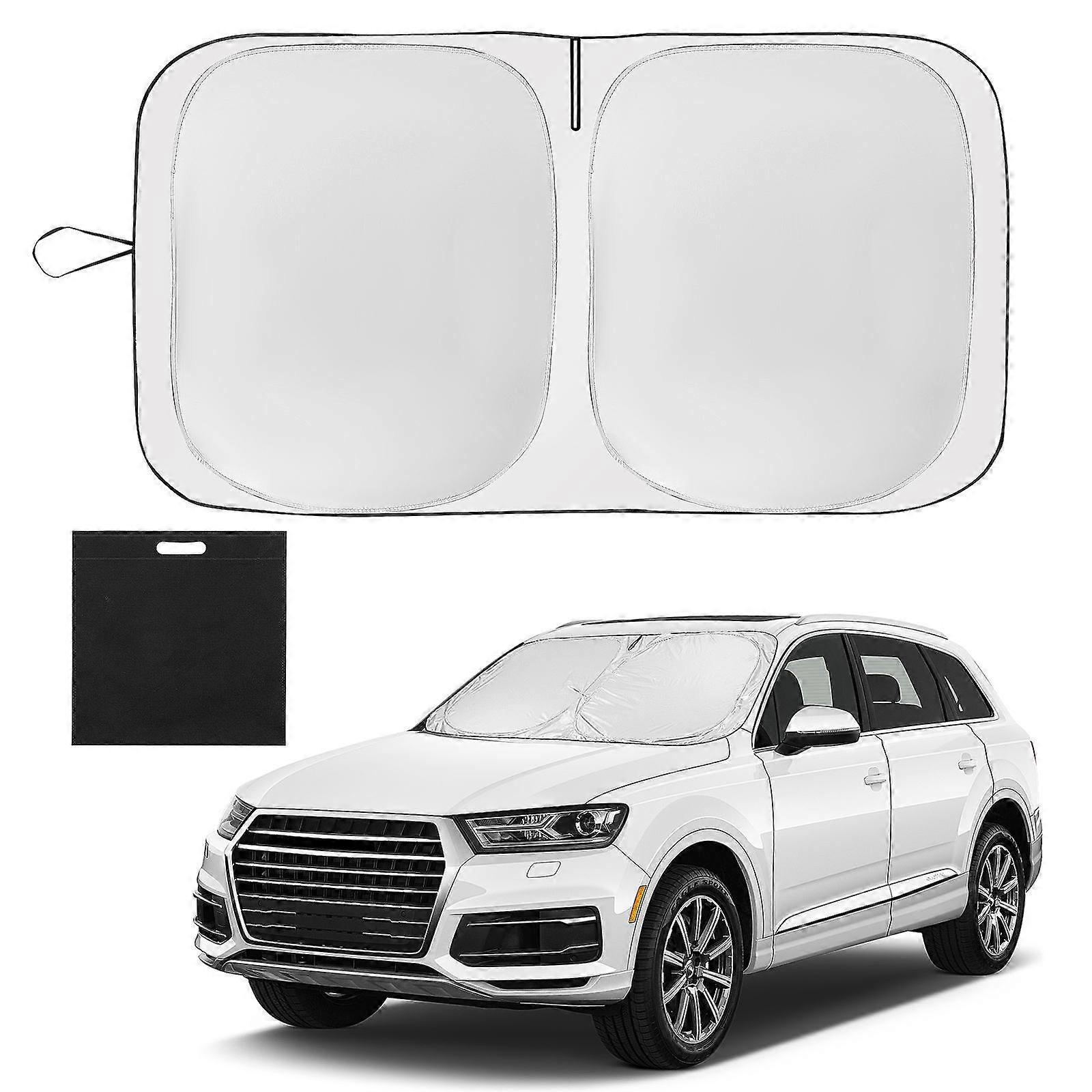 Car Sunshade Front Windshield UV Protection Large Durable Automobile Shade for Cool Comfortable Driving Environment Easy Storage