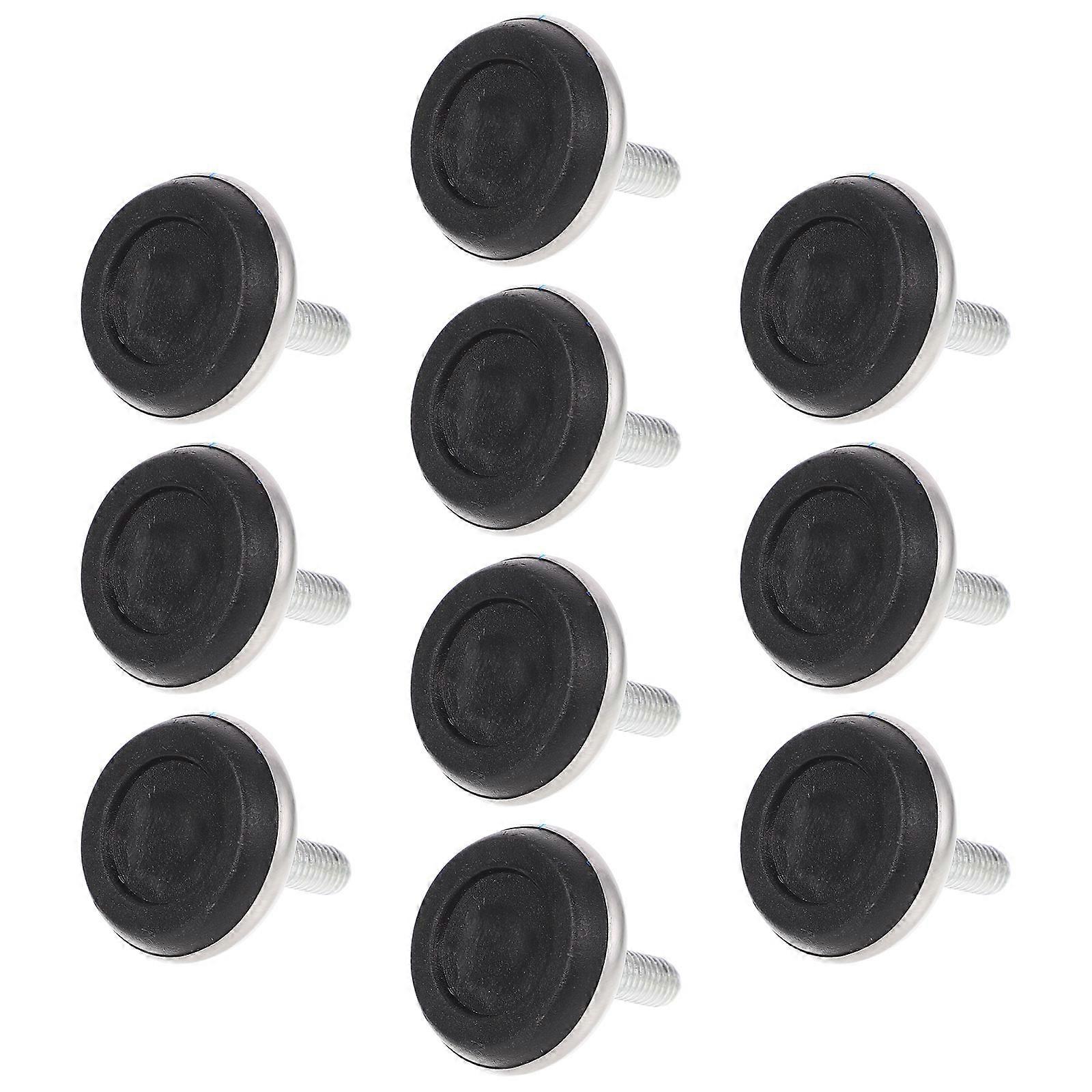 10 Pcs Adjustable Metal Furniture Leveling Feet – Sturdy Screw Legs for Tables, Chairs, Desks, and Cabinets – DIY Replacement Hardware