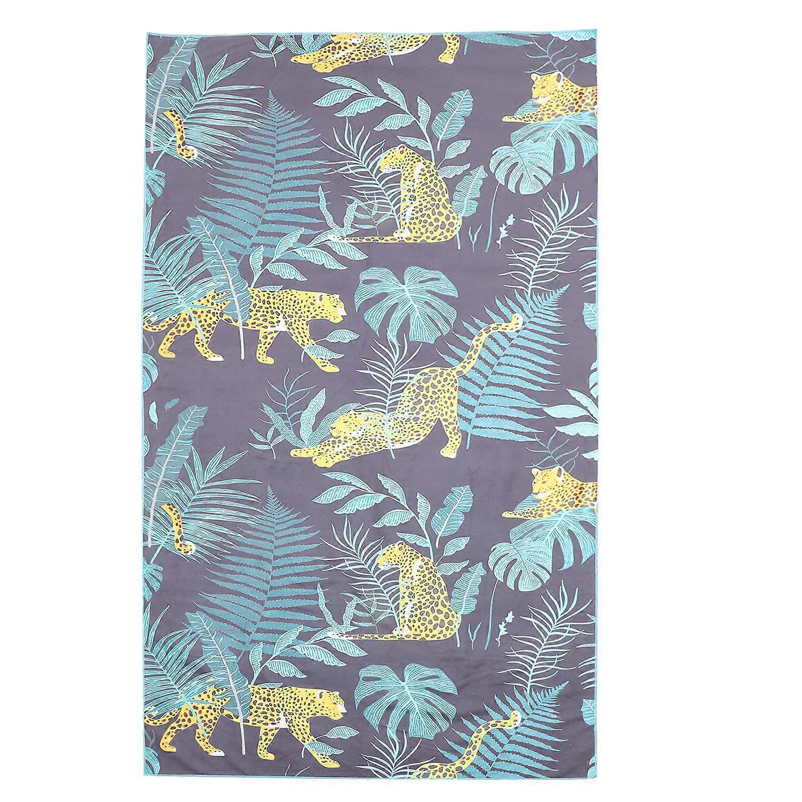 Microfibre Beach Towel Quick Drying Folding Design Rectangular Comfortable For Men Women Children 1Set