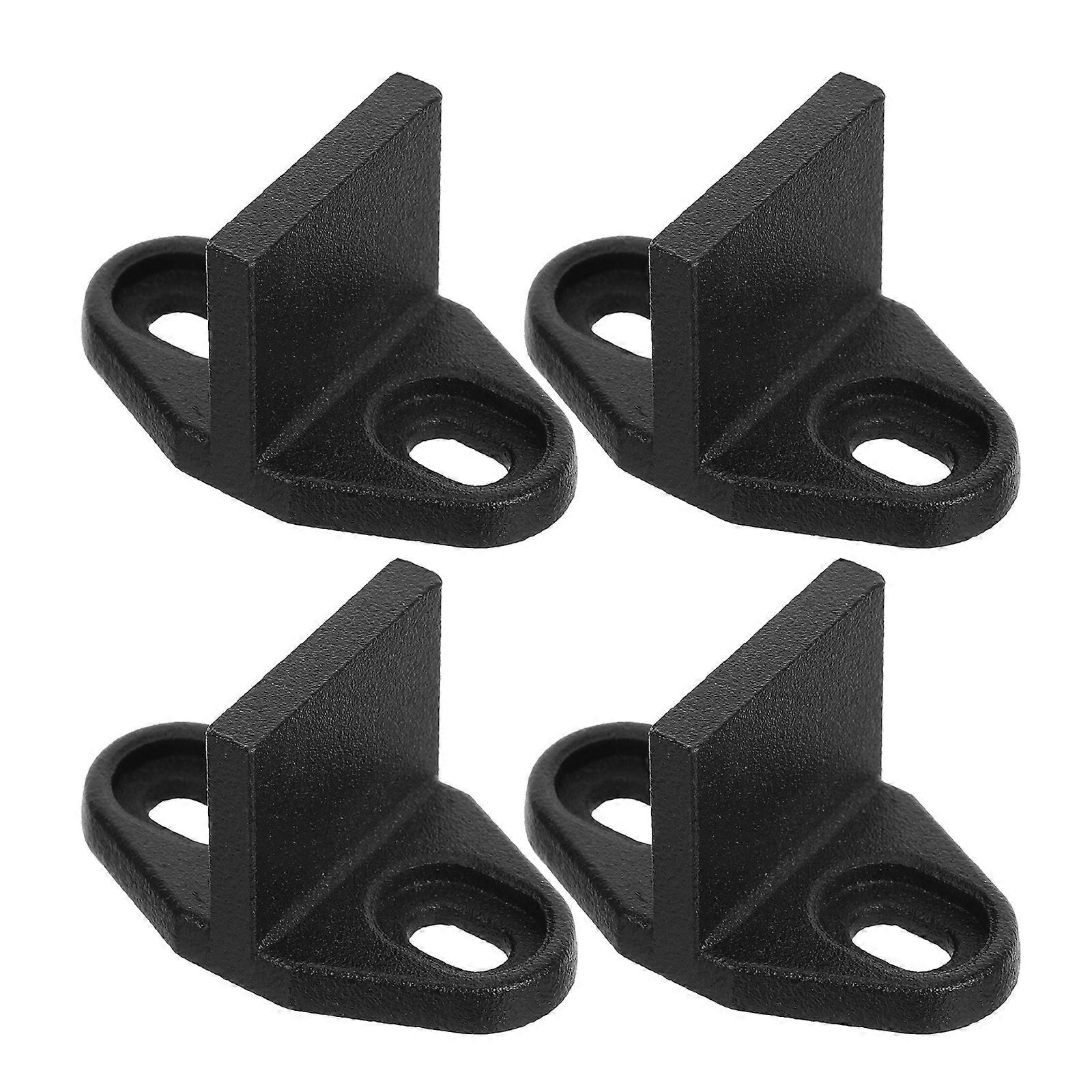 Durable 4 Piece Barn Door Hardware Kit for Quick Installation Floor Track System for Spaces