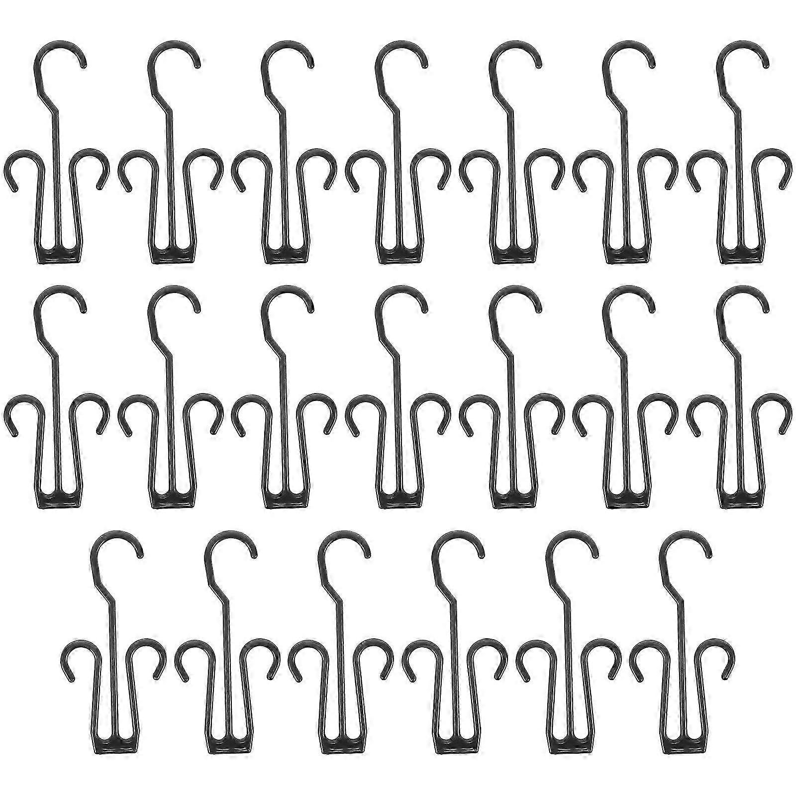 Space-Saving Shoe Hangers, 20-Pack Hanging Racks for Home & Retail Display Hooks