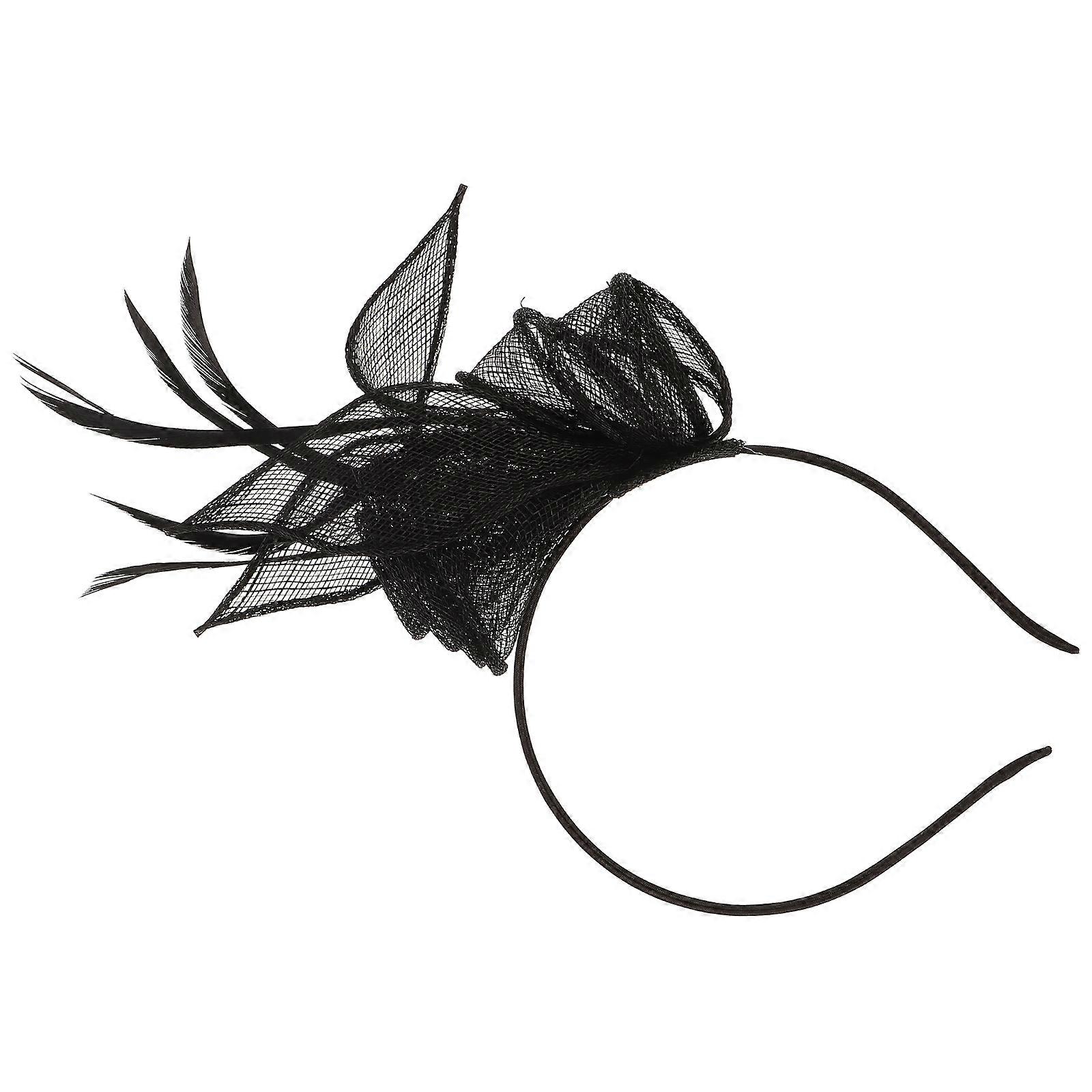 Fascinator For Kvinner Mesh Slør Hodeplagg Bursdagsfeiring 1Pack