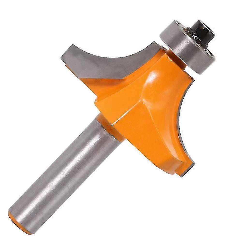 Round Edge Router Bit 8mm - Ball Bearing Woodworking Cutter for Smooth Edges