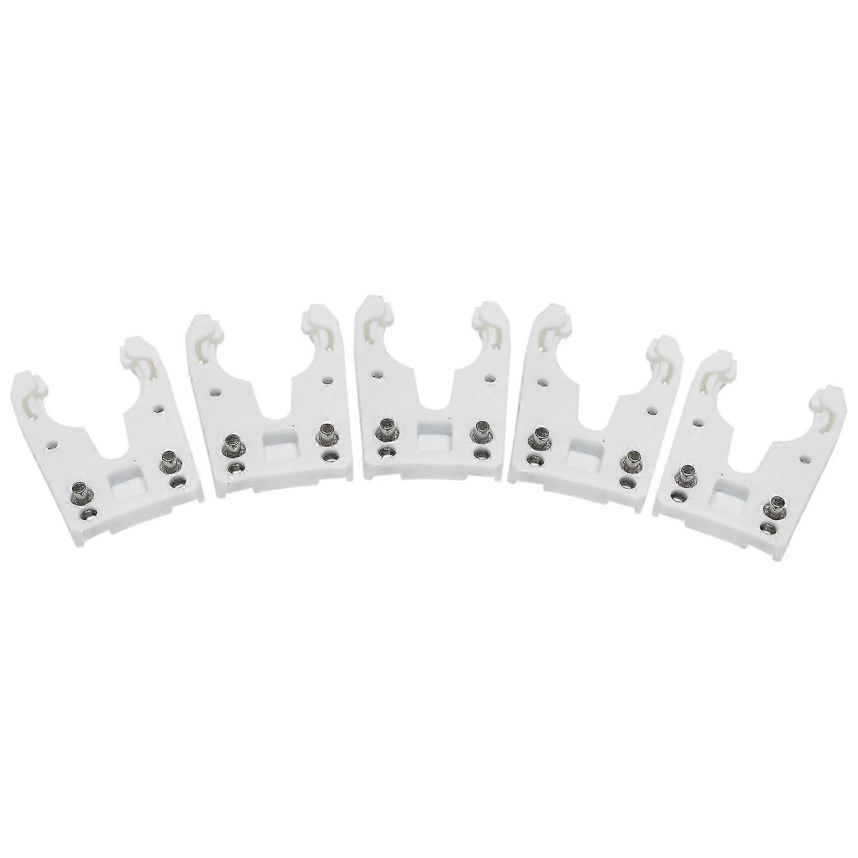 5pcs/lot Iso30 أداة حامل المشبك الحديد + ABS لهب دليل على المطاط مخلب