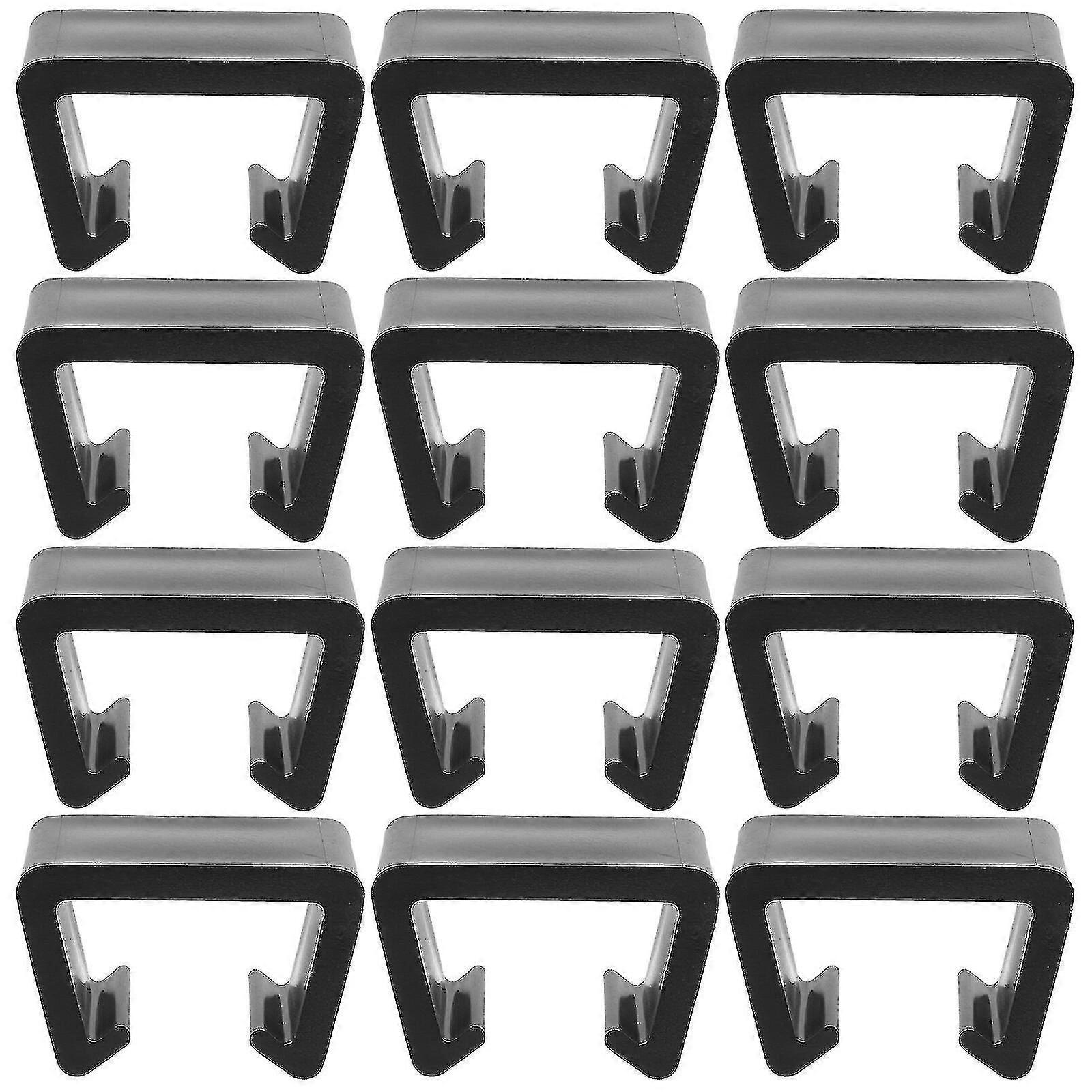 12pcsパティオ家具クリップ - ヘビーデューティ屋外ソファコネクタ、クッションとカバーを固定するためのガーデンチェアクランプ