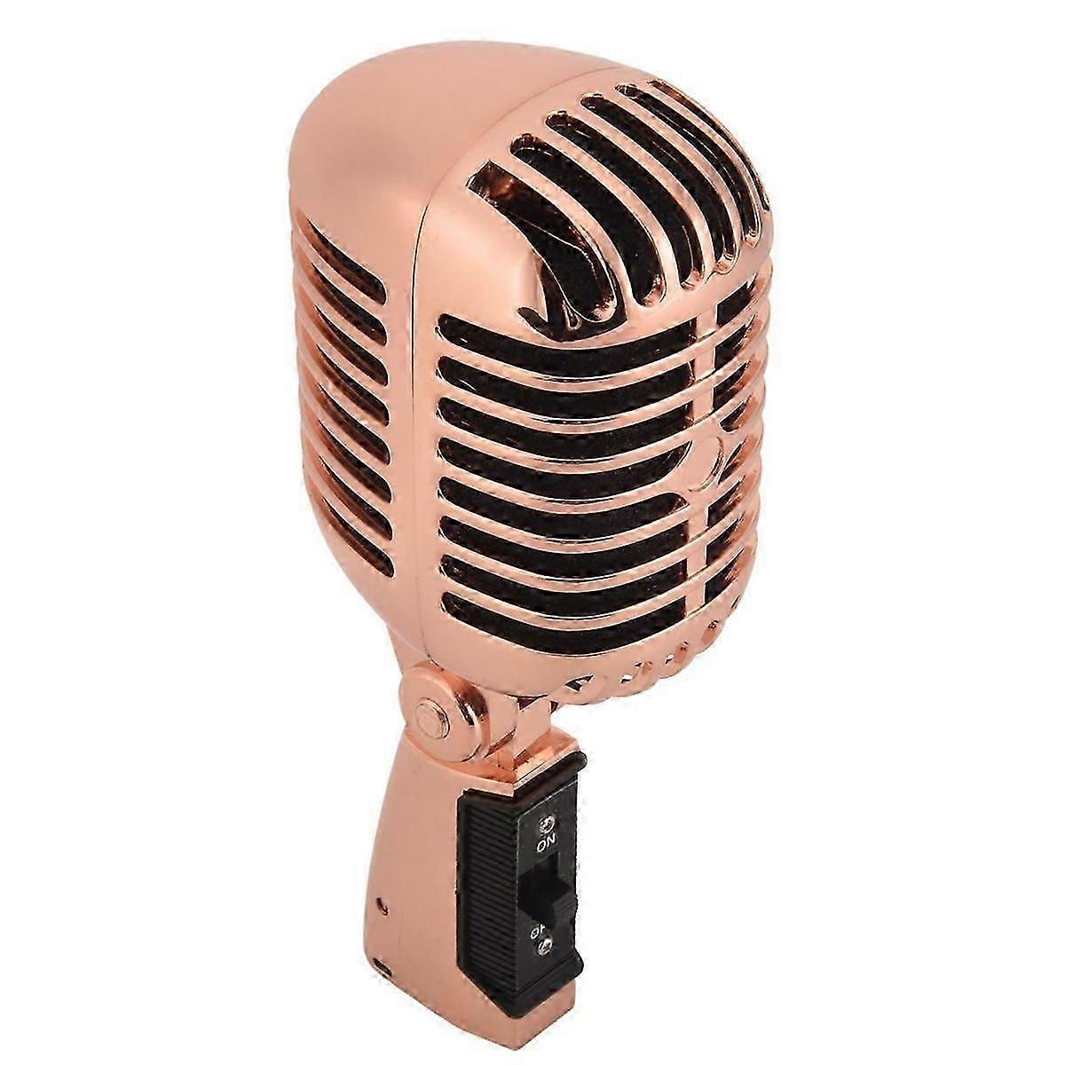 Professional Wired Vintage Classic Microphone Dynamic Vocal Mic Microphone for Live Performance Kar