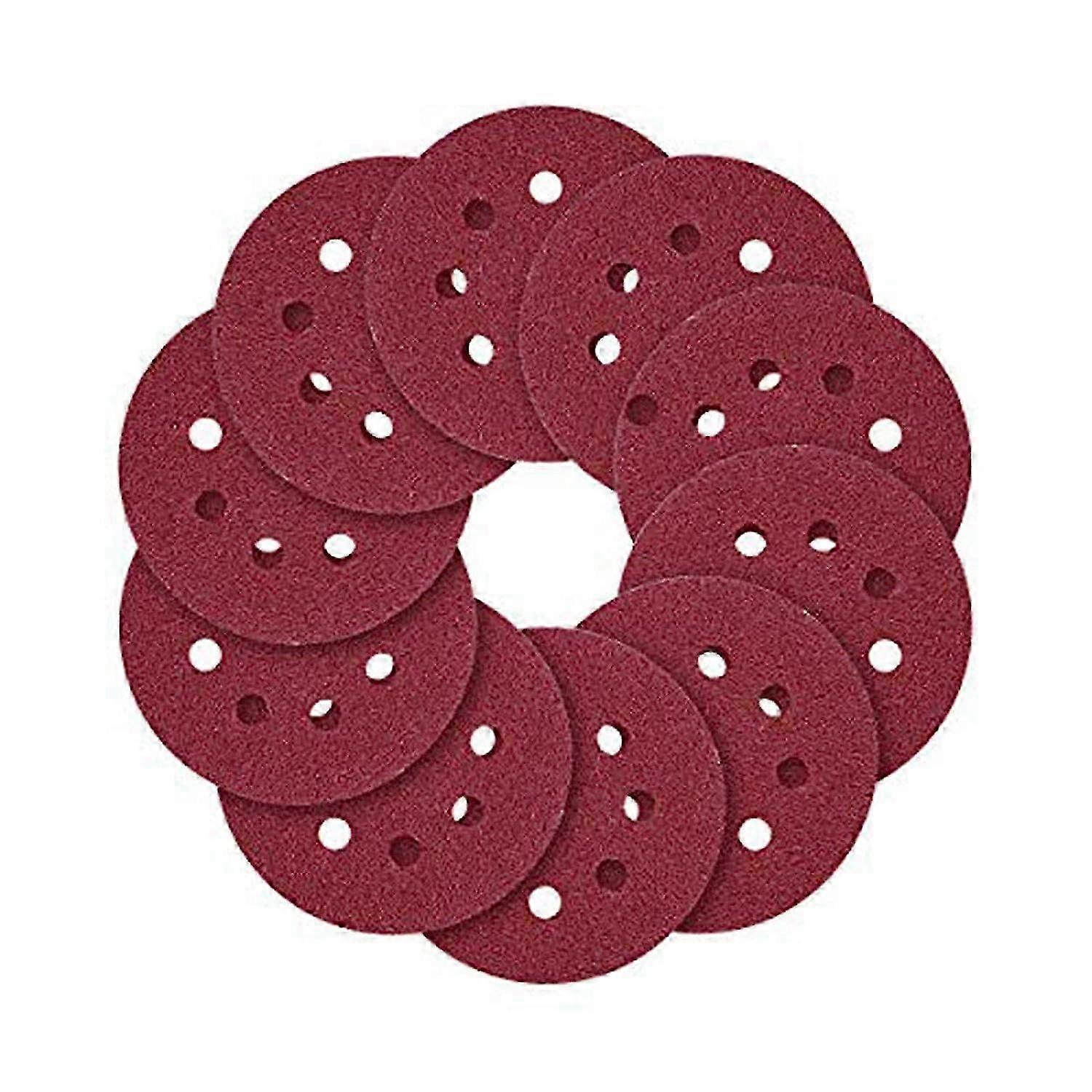 70PCS 5-Inch Hook and Loop Sanding Discs - Assorted Grits Sandpaper Set