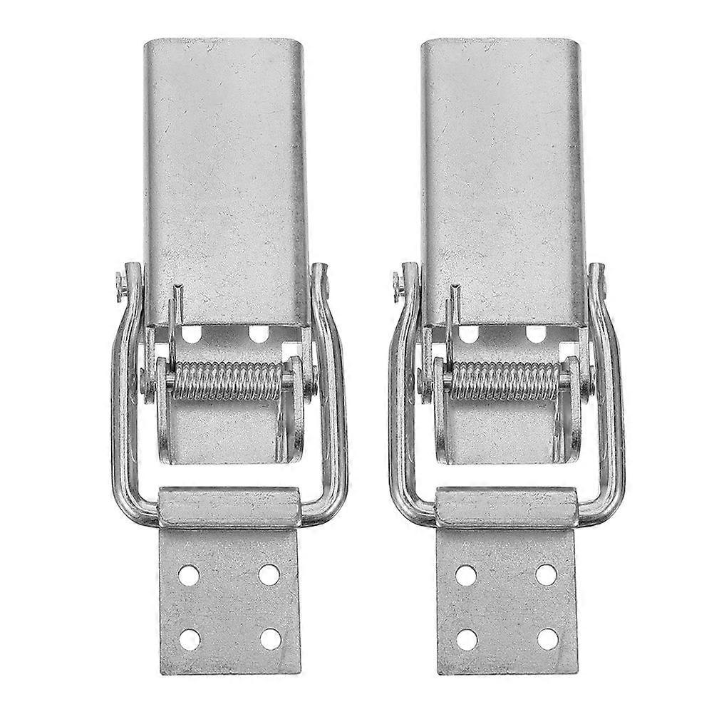 2pcs Trailer Gate Spring Latch Trailer Hasp Lock Trailer Accessory Lock Clasp Buckle Latch Rv Trailer Spring Lock Universal Carriage Latch