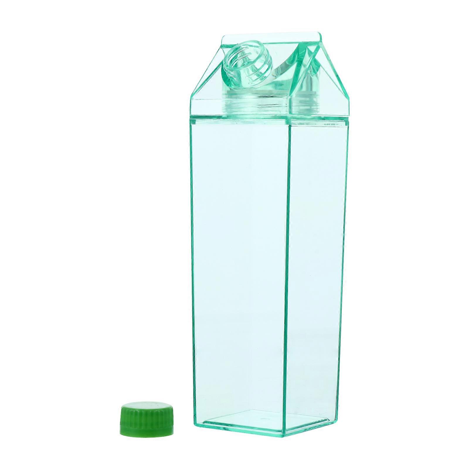 Clear Bottle Empty Plastic Bottle For Home Use 500ml Rectangular Base Leakproof 1Pack