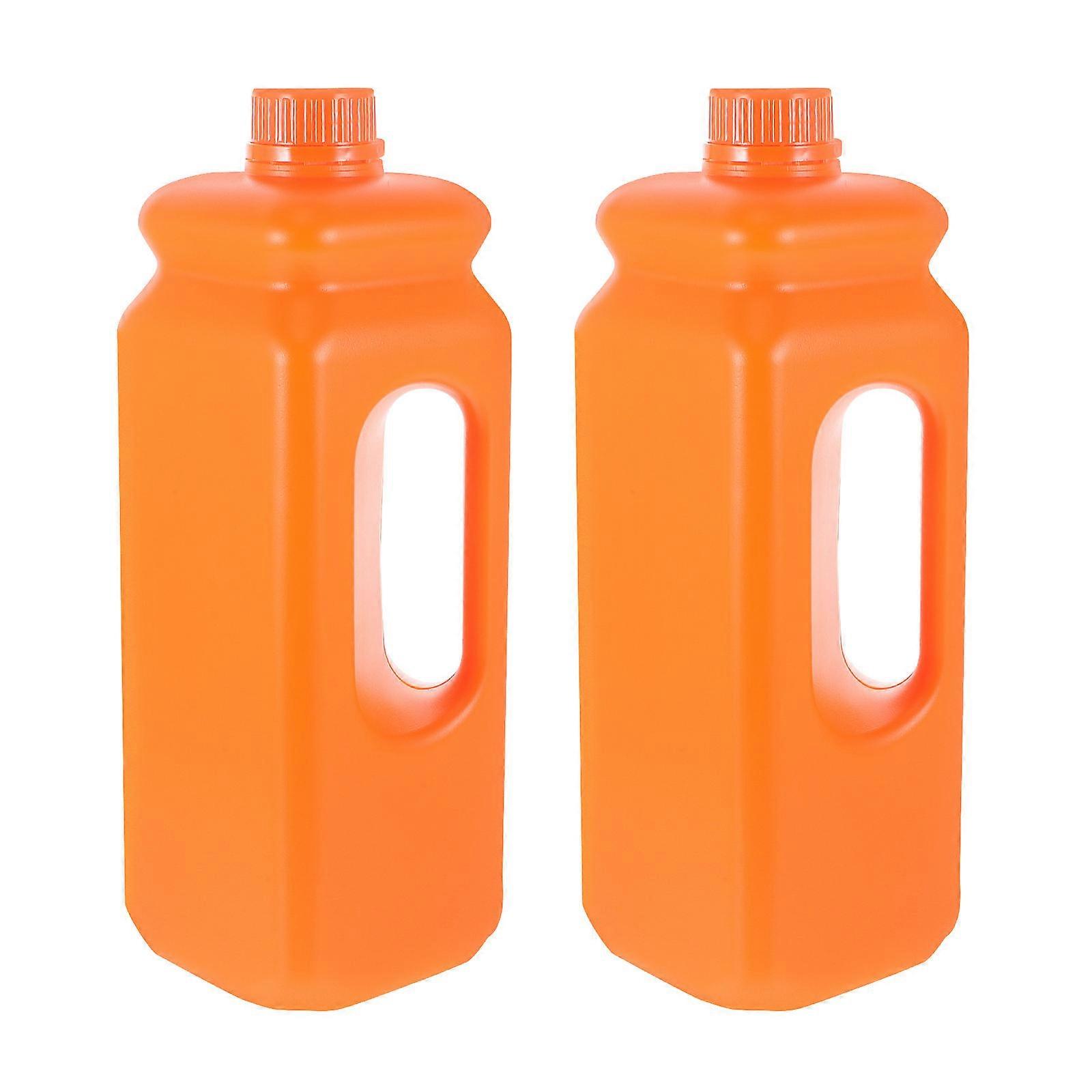 Milk Storage Container Plastic Gallon Jug with Caps Leak Proof Reusable 2Pcs